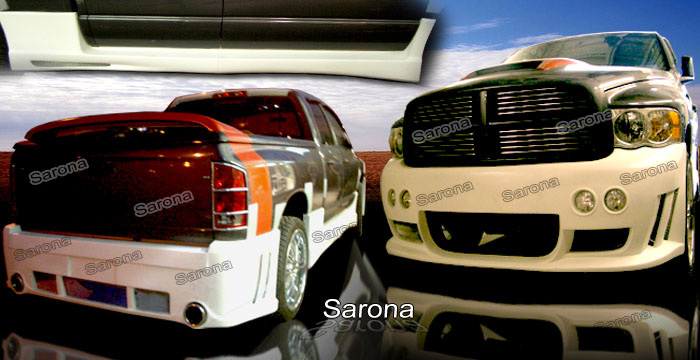 Custom Dodge Ram  Truck Body Kit (2002 - 2005) - $1890.00 (Manufacturer Sarona, Part #DG-015-KT)